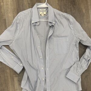 J. Crew Gray Checkered Button Down Shirt